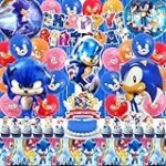 Análisis de productos de limpieza para una decoración de cumpleaños inspirada en Sonic