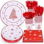 Análisis y comparativa: Platos de Navidad desechables para una limpieza e higiene impecable